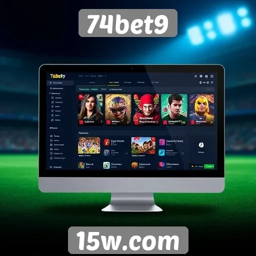 Avaliação das funcionalidades do site 74bet9